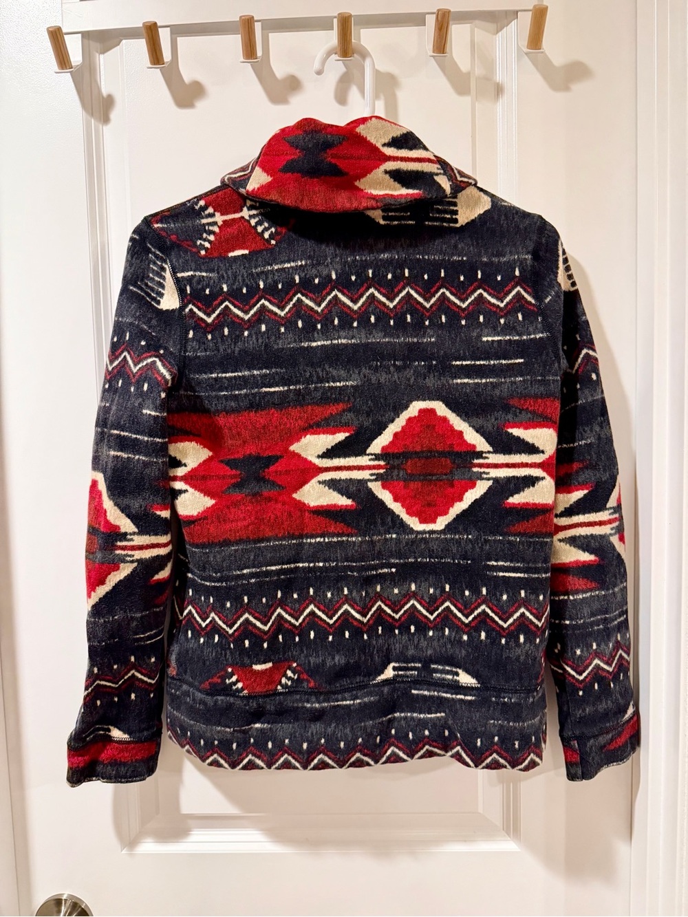 Ralph Lauren Aztec Southwestern Cardigan Sweatshirt Vintage Small - Picture 2 of 8